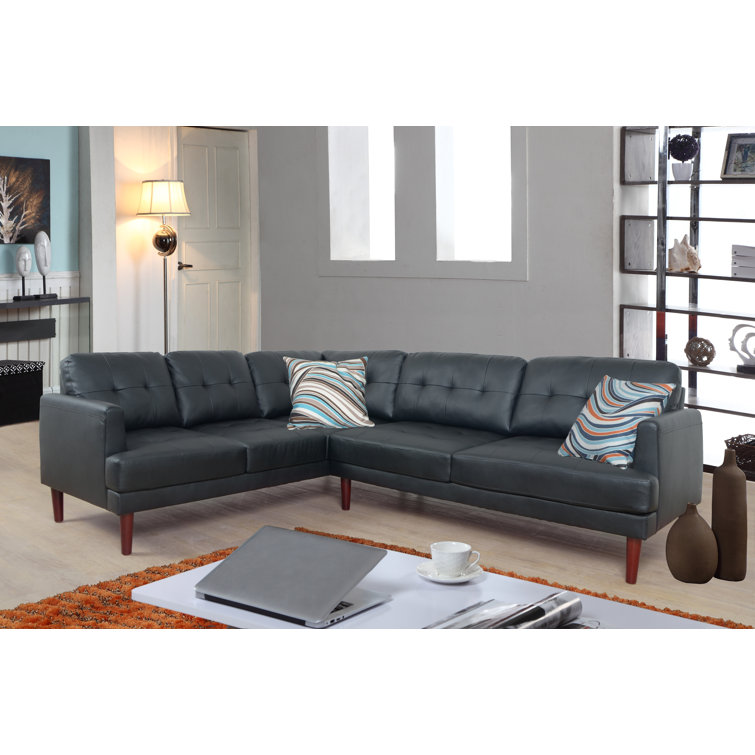 Wrought Studio Dahlke 104" Wide Corner Sectional & Reviews Wayfair.ca